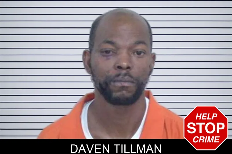 Daven Tillman mugshot