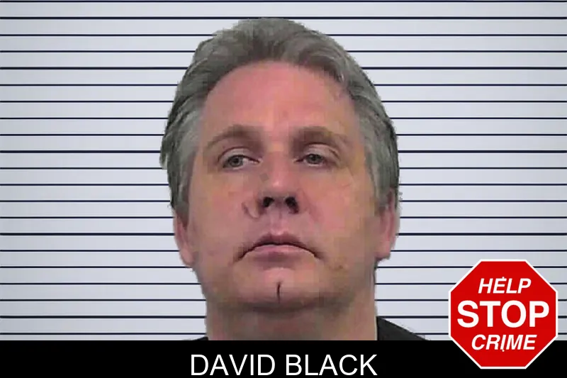 David Black mugshot