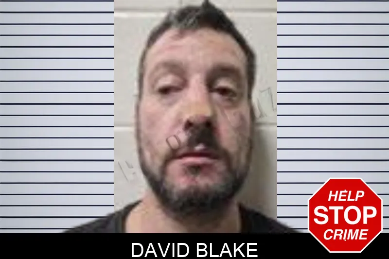 David Blake mugshot
