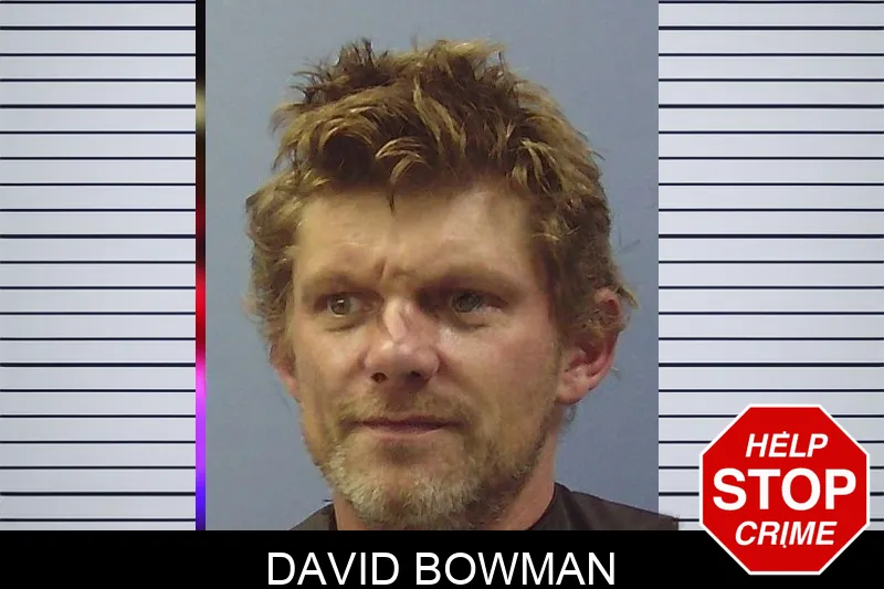 David Bowman mugshot
