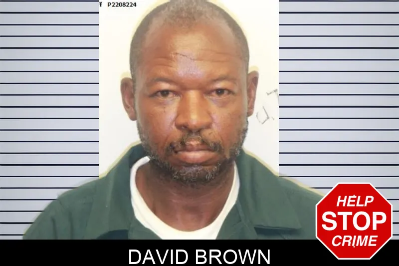 David Brown mugshot
