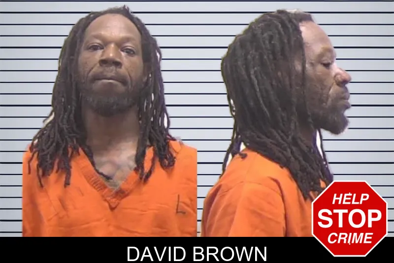 David Brown mugshot