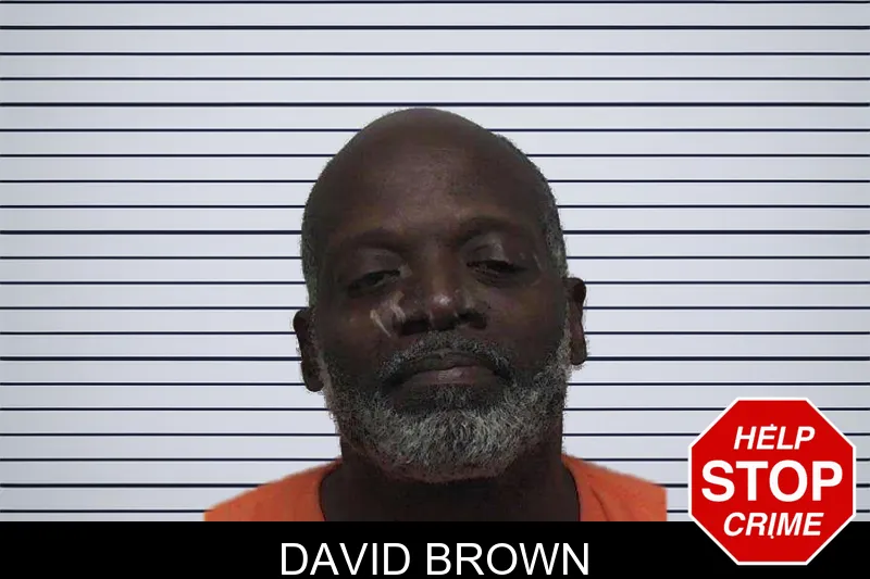David Brown mugshot