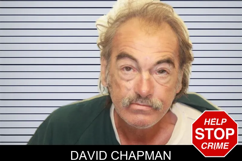 David Chapman mugshot