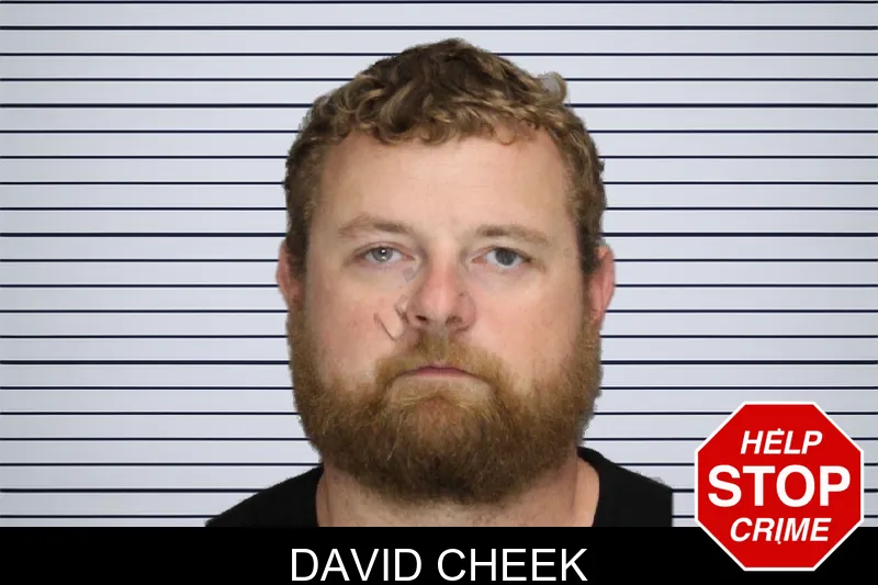 David Cheek mugshot