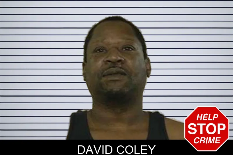David Coley mugshot
