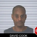David Cook mugshot