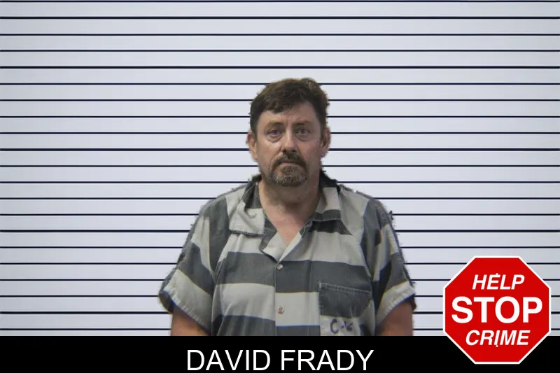 David Frady mugshot
