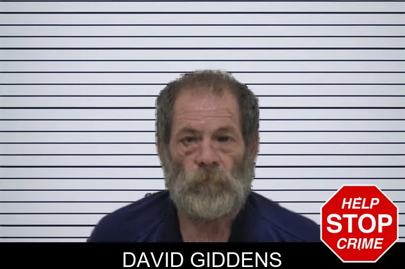 David Giddens mugshot
