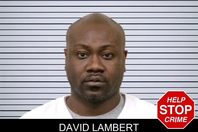 David Lambert mugshot