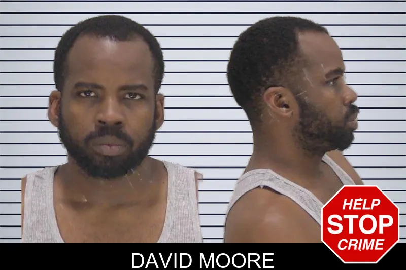 David Moore mugshot