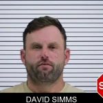 David Simms mugshot