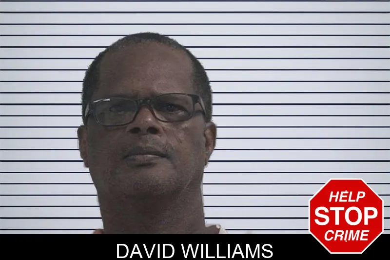 David Williams mugshot