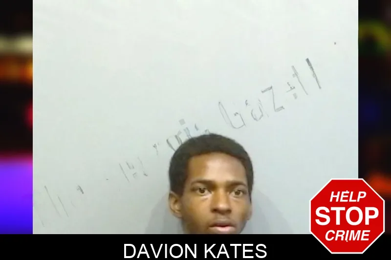 Davion Kates mugshot