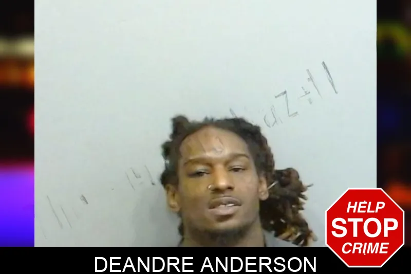 Deandre Anderson mugshot