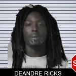 Deandre Ricks mugshot