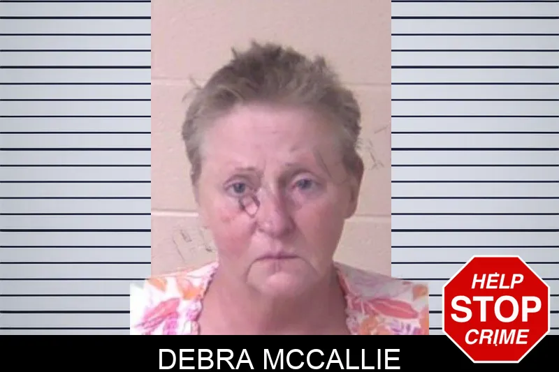 Debra McCallie mugshot