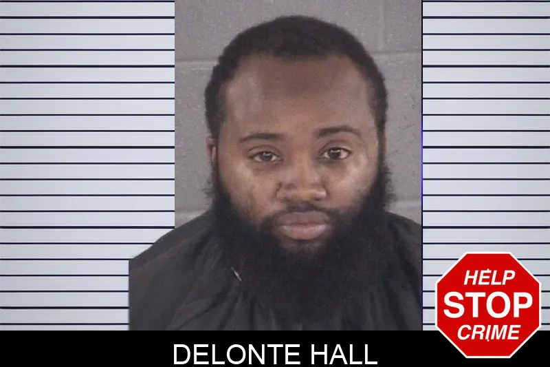Delonte Hall mugshot