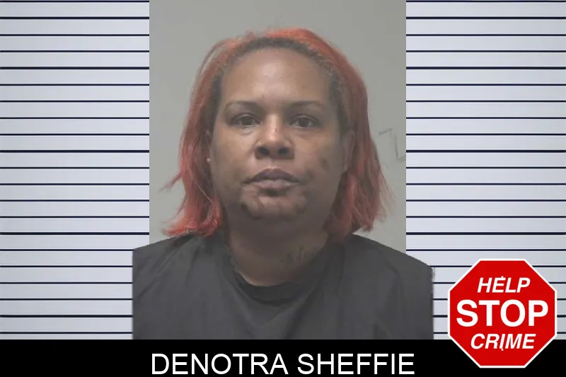 Denotra Sheffie mugshot