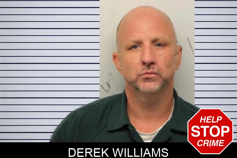 Derek Williams mugshot