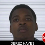 Derez Hayes mugshot