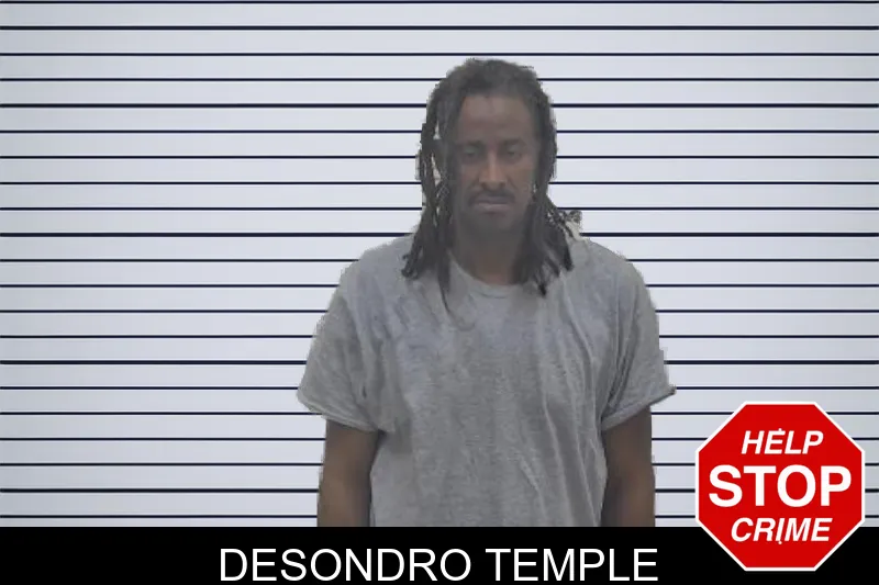 Desondro Temple mugshot