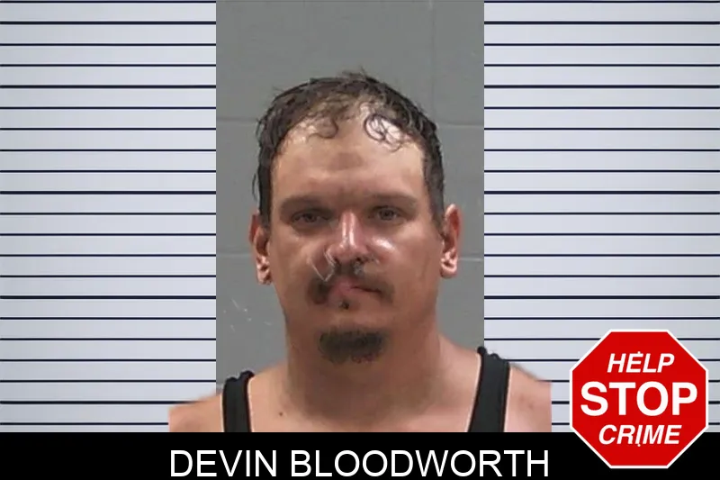 Devin Bloodworth mugshot