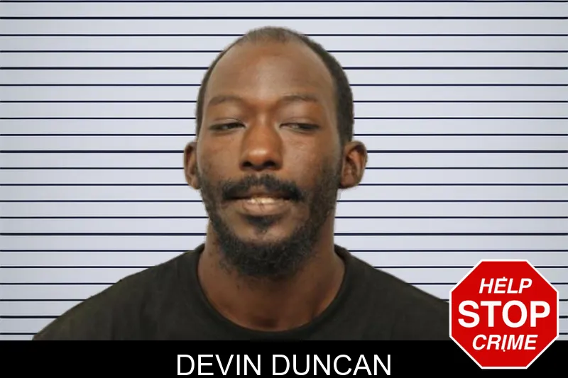 Devin Duncan mugshot