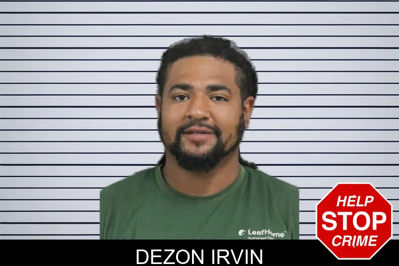 Dezon Irvin mugshot – Catoosa County , Georgia Dezon Irvin mugshot