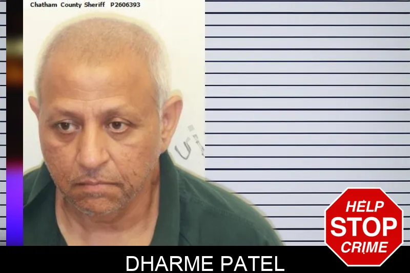 Dharme Patel mugshot