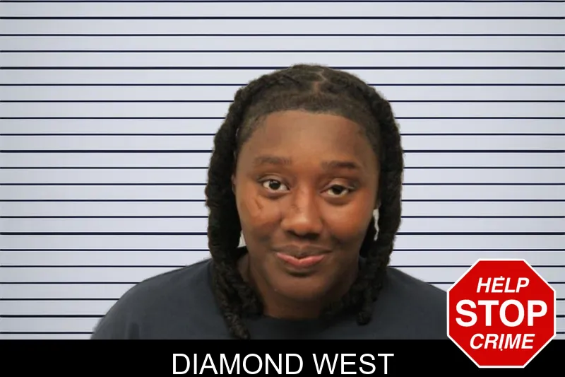 Diamond West mugshot
