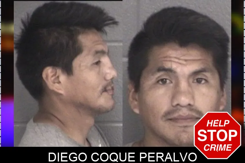 Diego Coque Peralvo mugshot
