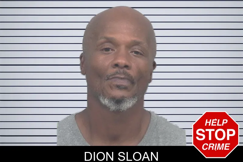 Dion Sloan mugshot