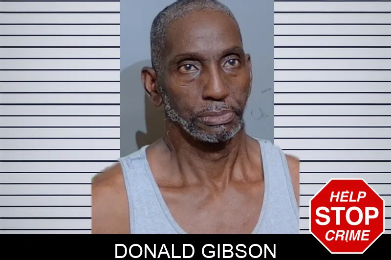 Donald Gibson mugshot
