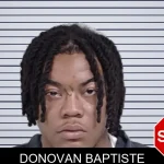 Donovan Baptiste mugshot