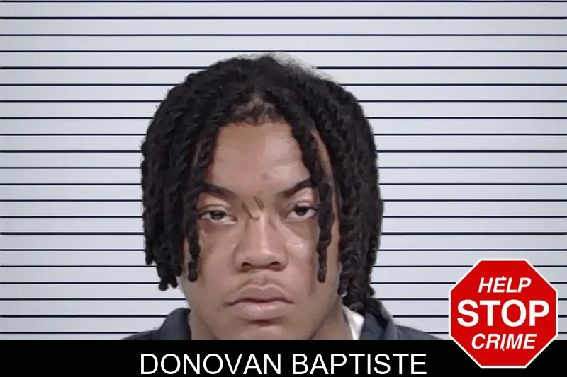 Donovan Baptiste mugshot