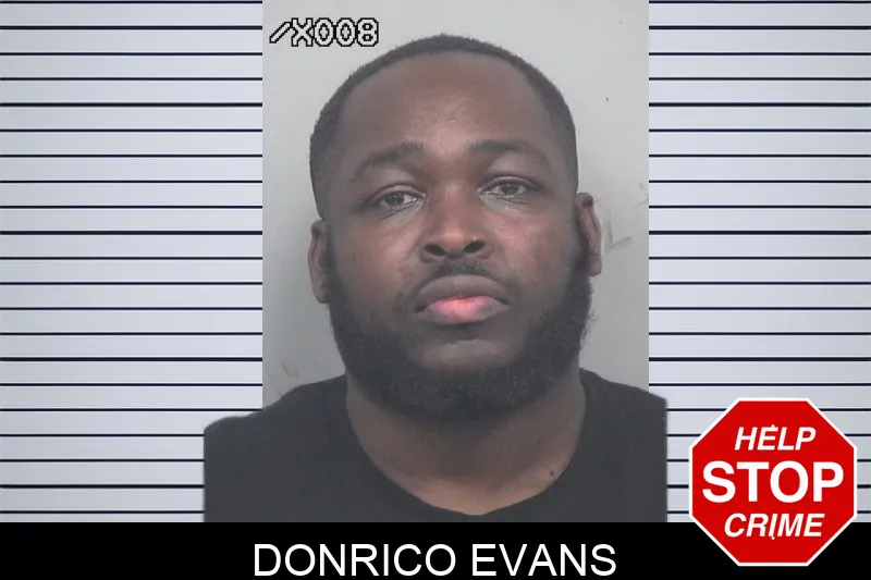 Donrico Evans mugshot