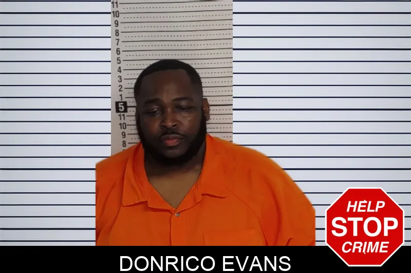 Donrico Evans mugshot