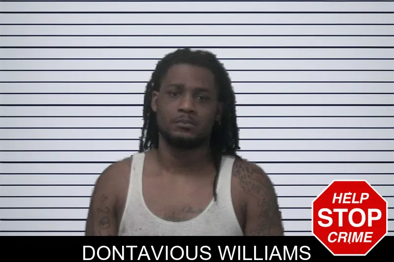 Dontavious Williams mugshot