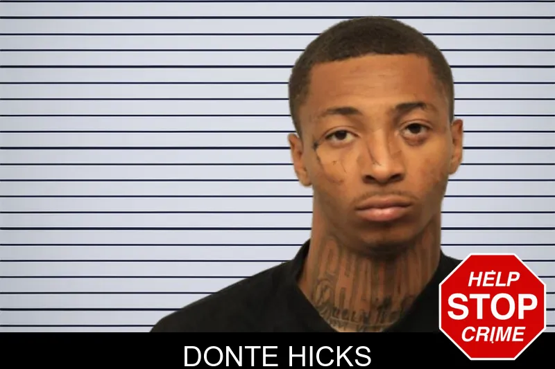 Donte Hicks mugshot