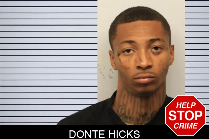 Donte Hicks mugshot