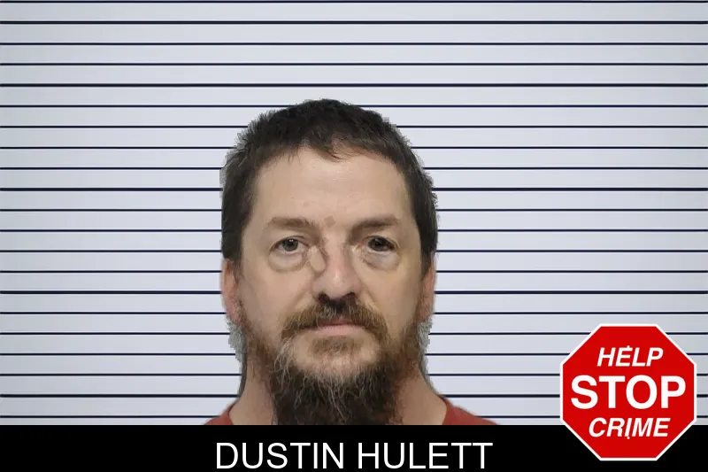 Dustin Hulett mugshot