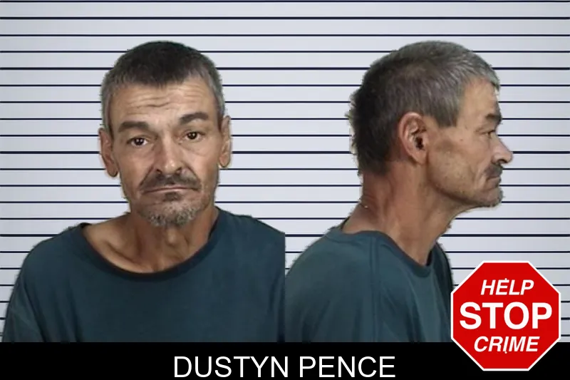 Dustyn Pence mugshot