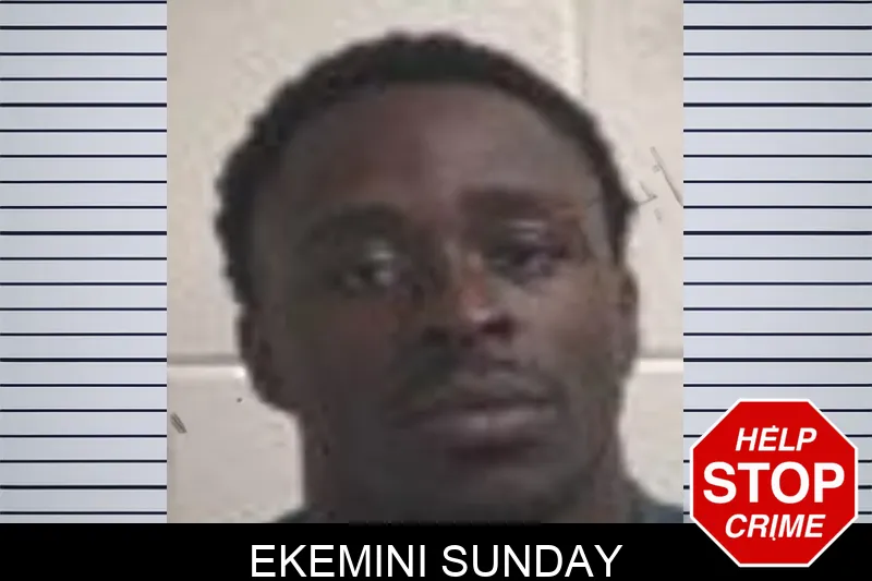 Ekemini Sunday mugshot