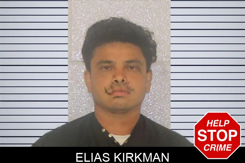 Elias Kirkman mugshot