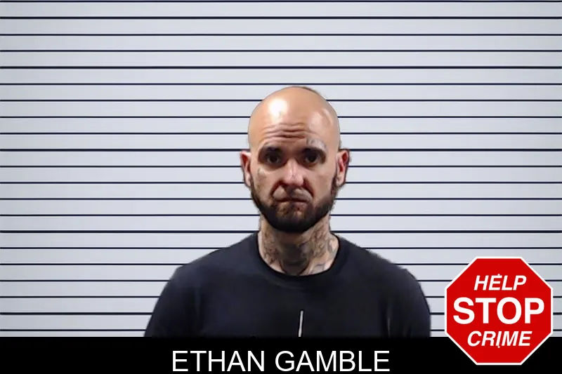 Ethan Gamble mugshot