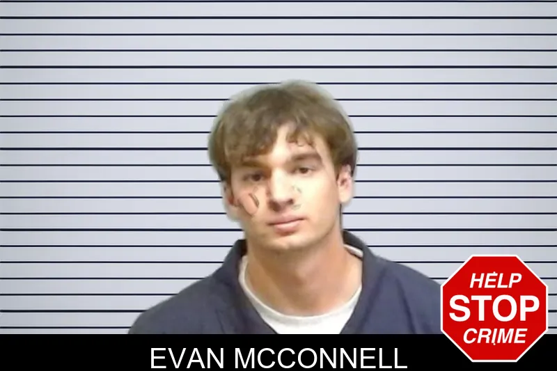 Evan McConnell mugshot