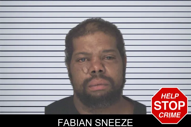 Fabian Sneeze mugshot