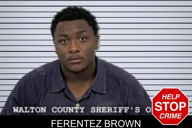 Ferentez Brown mugshot – Walton County , Georgia Ferentez Brown mugshot
