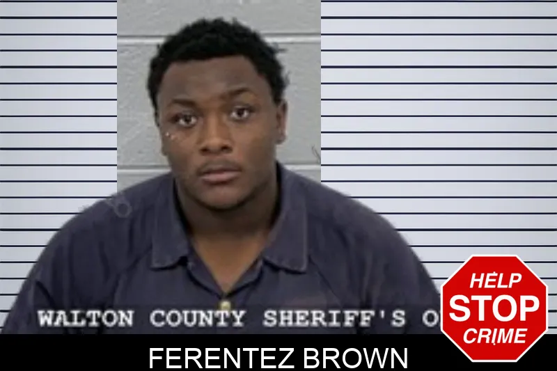 Ferentez Brown mugshot – Walton County , Georgia Ferentez Brown mugshot